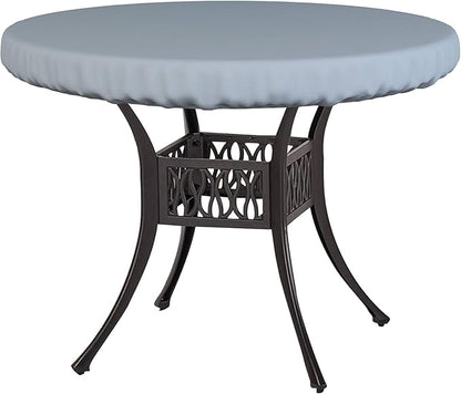 Covers & All Round Table Top Cover, 18 Oz Heavy Duty Waterproof UV & Weather Resistant Patio Table Cover, Outdoor Table Cover for Patio Outdoor Furniture & Coffee Table (30" Dia x 4 H Inches, Gray)