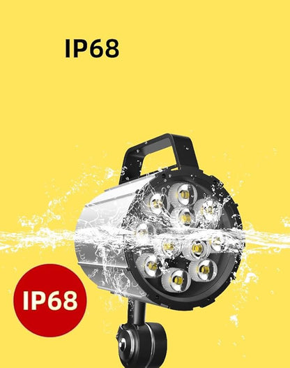 12W 110V-220V, IP67,Adjustable Multipurpose Worklight,LED Work Light for Lathe, CNC Milling Machine, Drilling Machine, Aluminum Alloy, Short Arm (12)