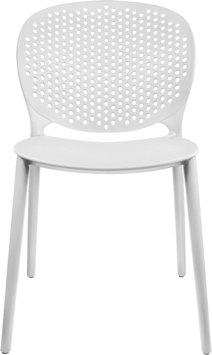 2xhome Patio Dining Chair | Modern Stackable Outdoor Pool Side Chair | Weather by 2xhome