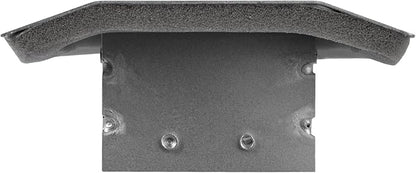 Repa Market 13" x 3" Inch Air Exhaust Grille for Round Ducts - 2 Adjustable Louvre Blades - Galvanized Air Supply Vent Cover - Side Fit Round Surface Canal Ducting from 6.30" to 15.74" Inches