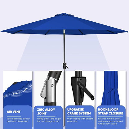 Tempera Patio Market Outdoor Table Umbrella - Image 4