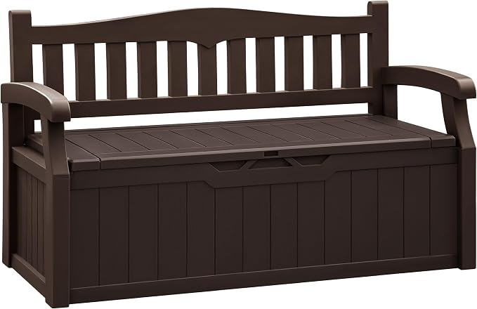 Flamaker 80 Gallon Storage Bench, Deck Box by Flamaker