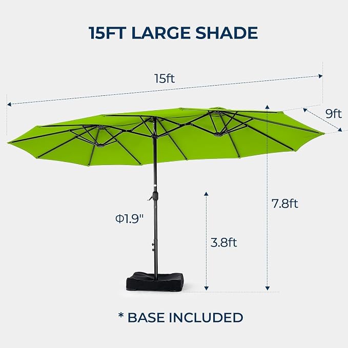 Rectangular Patio Umbrella - Image 3