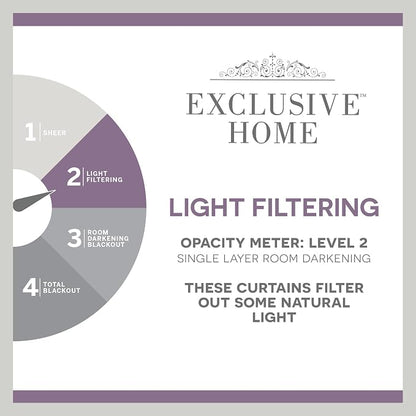 Exclusive Home Cabana Solid Indoor/Outdoor Light Filtering Hook-and-Loop Tab - Image 9