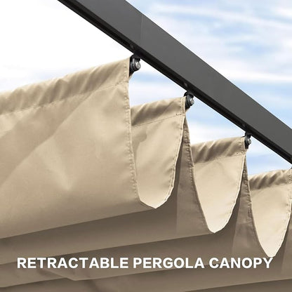 Pergola Shade Cover Replacement Canopy Top Compatible - Image 9