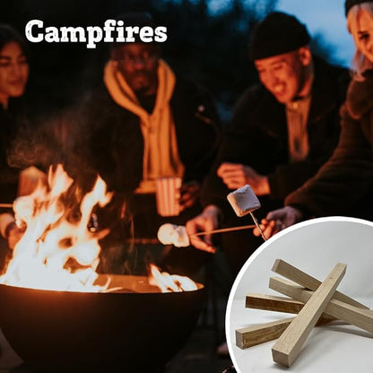 Premium Kiln Dried Wood Kindling for Pizza Ovens, Tabletop Fire Pits & Campfires