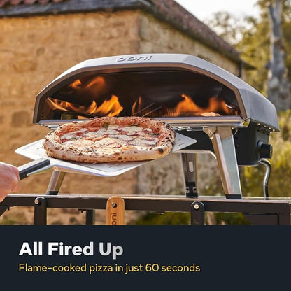 Ooni Koda 16 Natural Gas Pizza Oven – 28mbar Natural Gas Outdoor Oven, Makes 16 Inch Pizzas