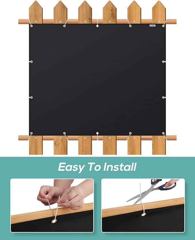 Heat Shield Behind Grill 4'x5' Heat Shield Mat for Wall, Deck Fence, Railing, Grill and Refrigerator, Heavy Duty Fireproof Cover and Screen Protect Deck Railing from Grill