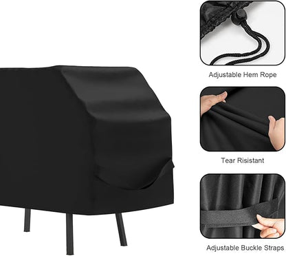 Griddle Cover for Blackstone 17" 22 Inch Griddle with Hood and Stand, 600D Heavy Duty Polyester Waterproof Griddle Cover for Blackstone 22"