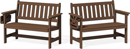 SERWALL HDPE Outdoor Bench by SERWALL