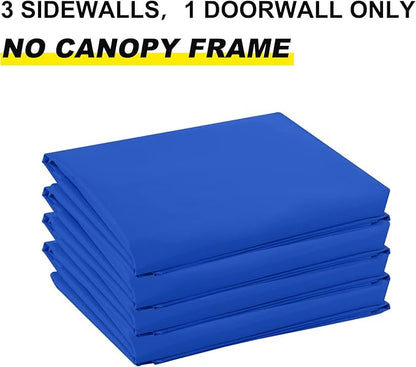 ABCCANOPY Side Wall 10x10, Blue (4 Walls Only, NOT Including Frame and Top)