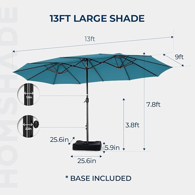 Rectangular Patio Umbrella - Image 3