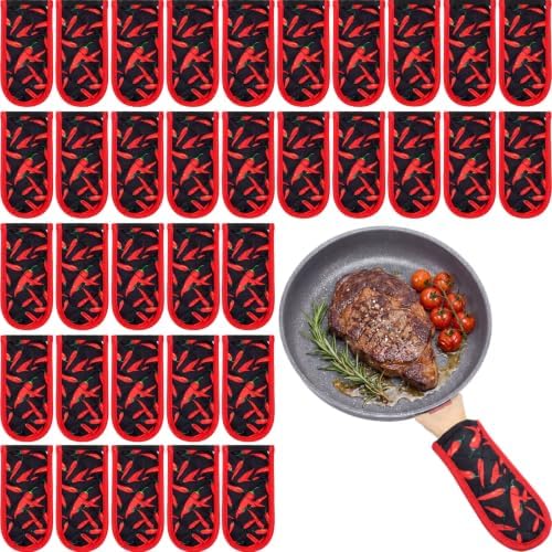 Dandat 36 Pcs Cast Iron Pan Handle Holder Silicone by Dandat