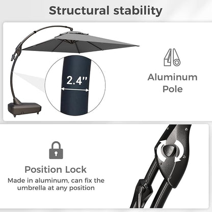 Grand patio 10x13 FT Large Cantilever Umbrella - Image 7