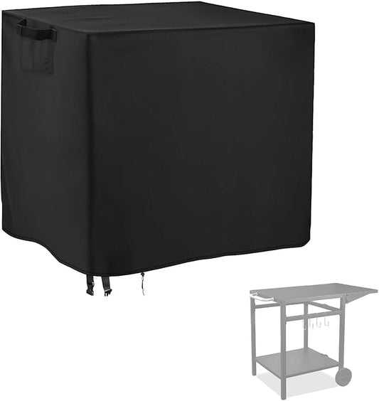 Outdoor Cart Cover,Waterproof Grill Cart Cover Pizza Oven Table Covers,36 Inch Patio Storage Cabinet Covers - 36 x 22 x 29 Inch