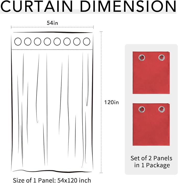 Easy-Going 100% Waterproof Outdoor Curtains 54x120 inch, Gazebo and Pergola 2 - Image 7