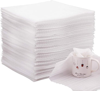 100-Count Cushion Foam Sheets 12 x 12 inch Foam Wrap Sheets Packing Cushioning Supplies for Moving, Packing Foam Sheets Safely Wrap Dishes, China, Glasses, Plates and Fragile Items By STARVAST