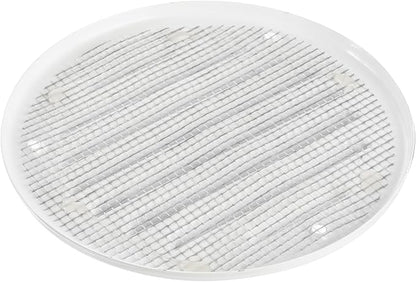 Square Ventilation Grille / 5" Inch Inside Measurement/White Metal Air Vent Louver - Inside/Outside use/Ø 5.25" Inch Outer Measurement