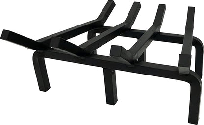 SteelFreak Super Heavy Duty Steel Fireplace Grate - Made in The USA (15 Inch)