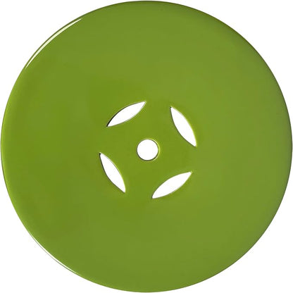 JONATHAN Y Lucky Coins 16" Ceramic Garden Stool Side Table, Matte Green | - Image 9