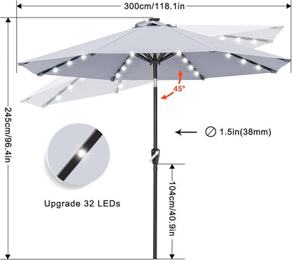 ABCCANOPY Solar Led Patio Umbrella - Image 2