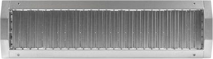 Repa Market 21" x 5" Inch Air Grille for Round Spiral Ducts - Adjustable Double Louvre Blade - Galvanized Ventilation Cover - Side Fit Round Surface Canal Ducting from 9.84" to 35.43" Inches