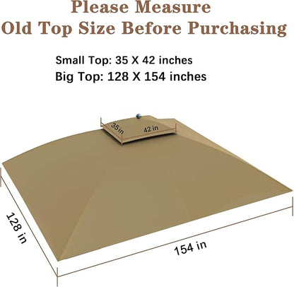 SCOCANOPY Replacement Canopy Cover Compatible withWindsor Gazebo L-GZ717PST-C - Image 3