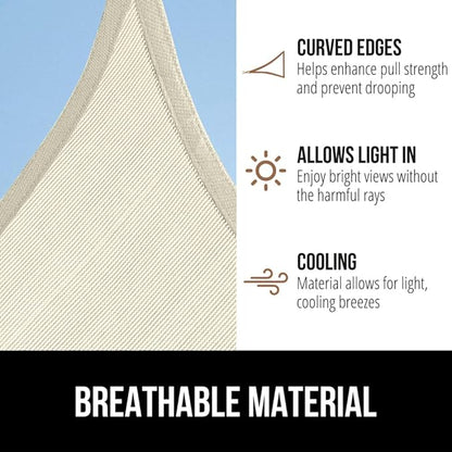 GORILLA GRIP Heavy Duty Sun Shade, UV Protection Fade Tear and Rust Resistant - Image 5