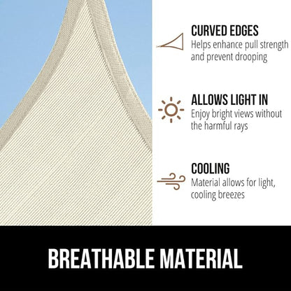 GORILLA GRIP Heavy Duty Sun Shade, UV Protection Fade Tear and Rust Resistant - Image 5