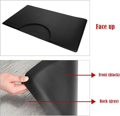 3' x 5' Salon Anti Fatigue Mat for Hair Stylist 7/8'' Thick, Rectangle Comfort Barber Shop Beauty Floor Mats Under Styling Chair