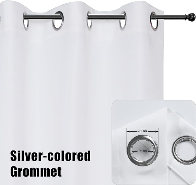 BONZER Outdoor Curtains for Patio Waterproof Thick Privacy | Grommet Light - Image 2