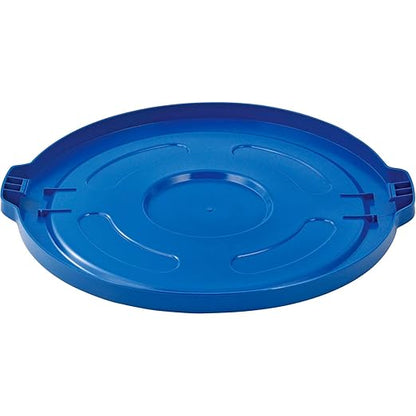 Global Industrial 55 Gallon Garbage Can Lid, Blue