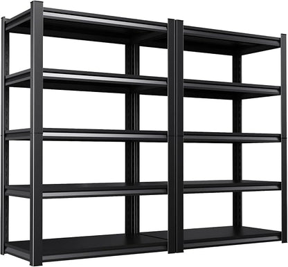71.2''H Storage Shelves, 2500lbs Garage Shelving, Adjustable Heavy Duty by KORVENA