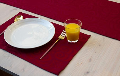 Red Table Runner 72 inch, Cranberry Dresser Scarf, Outdoor Coffee Table Runner, Burgundy Dining Spill-Proof Table Runners Waterproof, Crimson Dinner Parties, Decor Thanksgiving, Holiday, Christmas