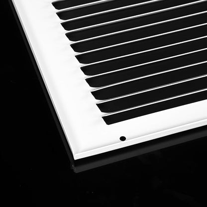 24x14 Return Air Grille (Duct Opening Size), Air Return Vent Cover, AC Vent Cover, Cold Air Return Vent Cover, Flat Return Air Grilles, Outer Dimensions:25.75"W x 15.75"H (24"W x 14"H, Duct Opening)