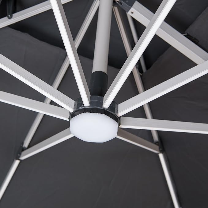 10x10 FT Square Cantilever Patio Umbrella - Image 5