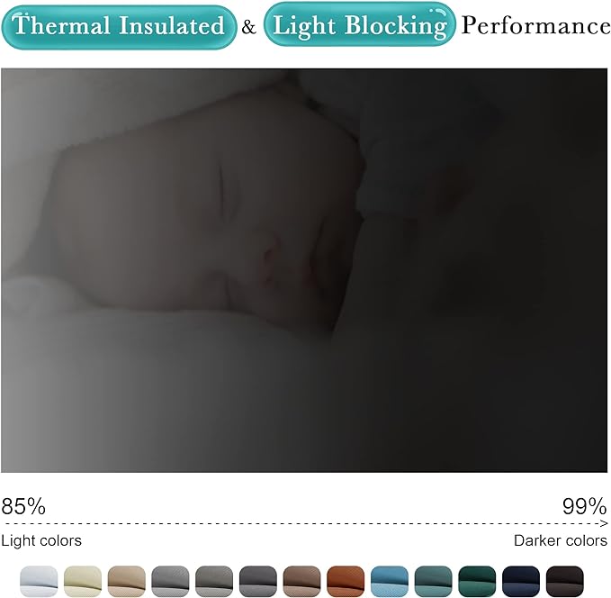 NICETOWN 2 Panels Outdoor Curtains - Image 3