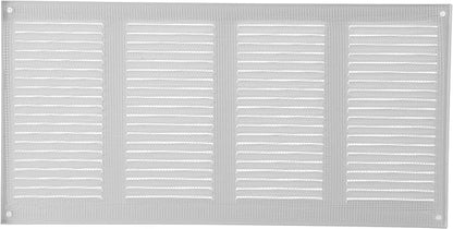 Vent Systems 16" x 8" Inch (Overall Dimensions) Pack of 10 - White - Air Vent Cover Metal Air Return Grill with Built-in Pest Guard Screen HVAC Vent Duct Cover for Home Improvement
