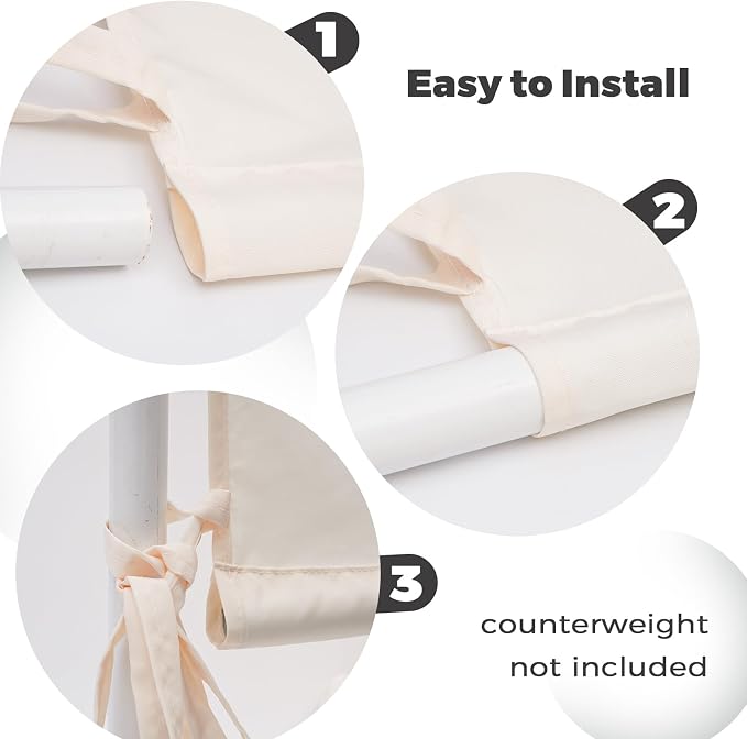 Pergola Shade Cover Replacement, 17 x 6.8 Ft, Adjustable Sliding Design - Image 4