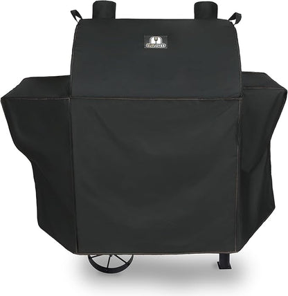 SUPJOYES Grill Cover for Oklahoma Joe's Rider 900 & Rider DLX Grills, Heavy Duty Waterproof Charcoal Offset Smoker Cover, Outdoor BBQ Accessories