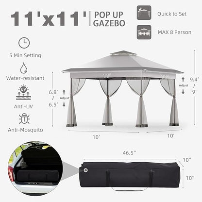 Bezseller 11x11 Pop Up Gazebo - Image 3