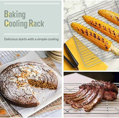 Herogo Cooling Rack Set of 4, Stainless Steel Cooking Baking Rack, Fit Various - Image 7