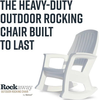 Rockaway Heavy Duty All Weather Patio or Deck Rocking Chair, and Patio - Image 7