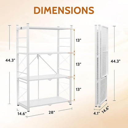 4 Tier Greenhouse Shelving Unit, Plant Stand, 1 Pack, No Assembly Required - Image 3