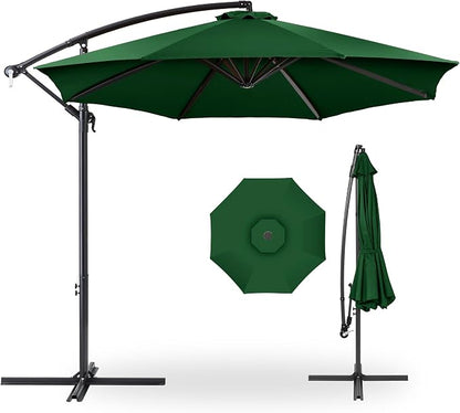 Best Choice Products 10ft Offset Cantilever Hanging Market Patio Umbrella by Unknown