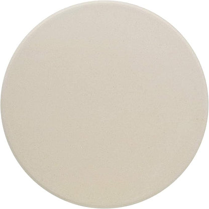 GGC 15 inch Pizza Stone for Ovens, Grill and BBQ to Cook Perfect Crispy Crust Pizza, Bread and More, Smooth Round Shape, Durability Baking Stone