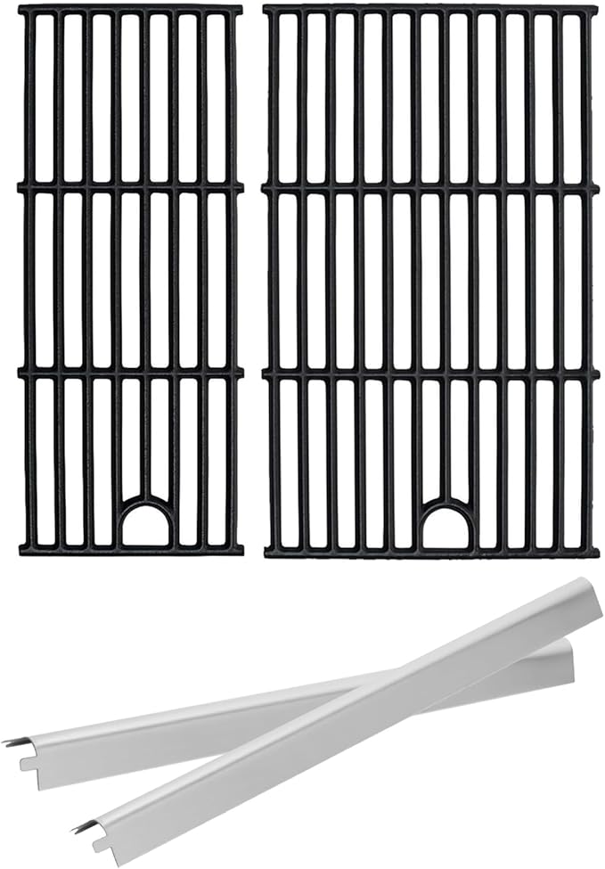 17 Inch Grill Grate & Heat Plate for Charbroil Performance 2 Burner 463660421 463655621 463630422 463630021 G426-0005-W1 G325-0002-W1, Cooking Grate for Charbroil Grill Replacement Parts 2 Burner