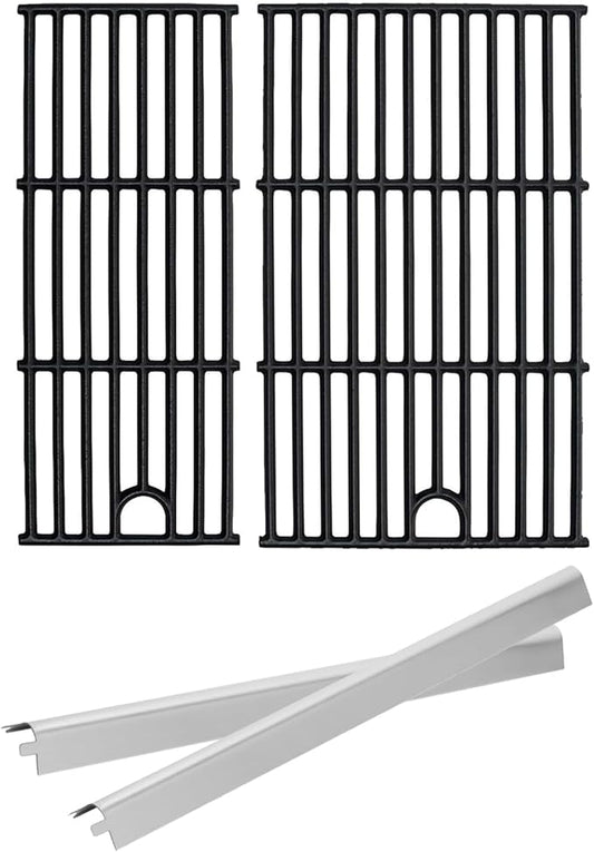 17 Inch Grill Grate & Heat Plate for Charbroil Performance 2 Burner 463660421 463655621 463630422 463630021 G426-0005-W1 G325-0002-W1, Cooking Grate for Charbroil Grill Replacement Parts 2 Burner