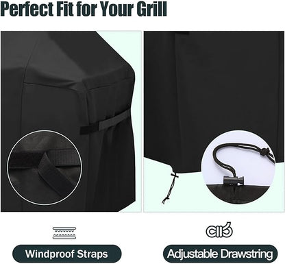 52 Inch Premium Outdoor Grill Cover Fit for Weber Spirit 300 & Spirit 400 Series Gas Grills,BBQ Covers for Weber Spirit 3-4 Burner Grill,Heavy Duty Waterproof Fade Resistant