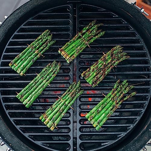 Kamado Joe Durable Half-Moon Cast Iron Cooking Grate - Image 3